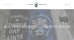 Desktop Screenshot of powderdaysaints.com